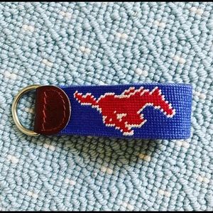 Smathers & Branson SMU Keychain